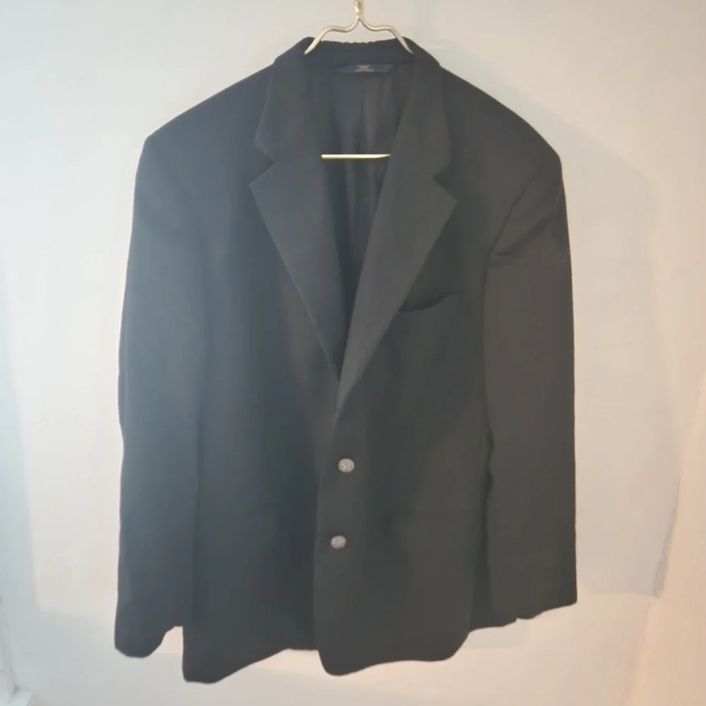 Brooks Brothers 346‎ Mens 42R Charcoal 100% Wool 2-Button Blazer Sport Coat